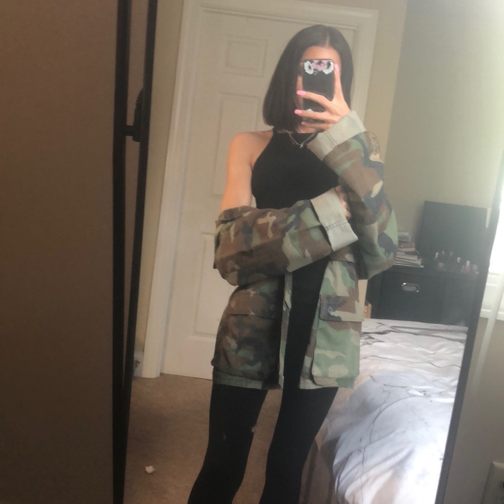 Oversized camo utility jacket - Picture 3 of 6